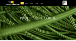 Desktop Screenshot of corderiadelchienti.it