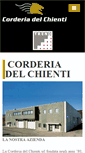 Mobile Screenshot of corderiadelchienti.it