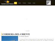 Tablet Screenshot of corderiadelchienti.it